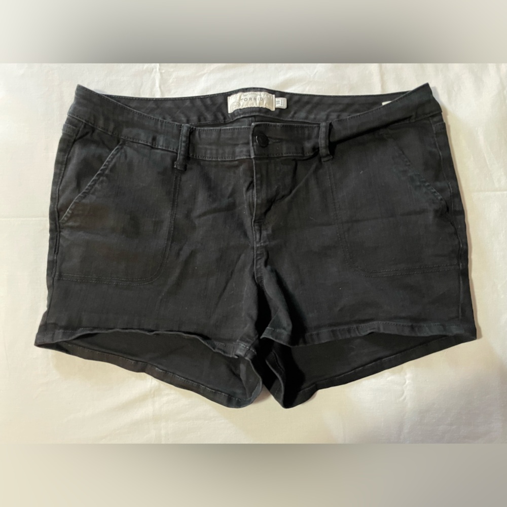 Torrid Black Denim Jean Shorts 18